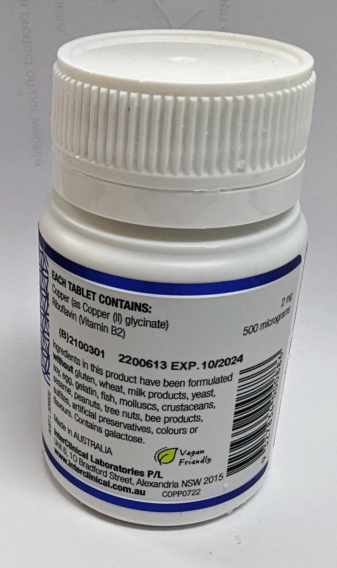 InterClinical Labs Copper Plus