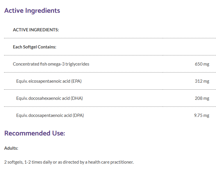 Bioclinic Opti EPA/DHA Plus SPM