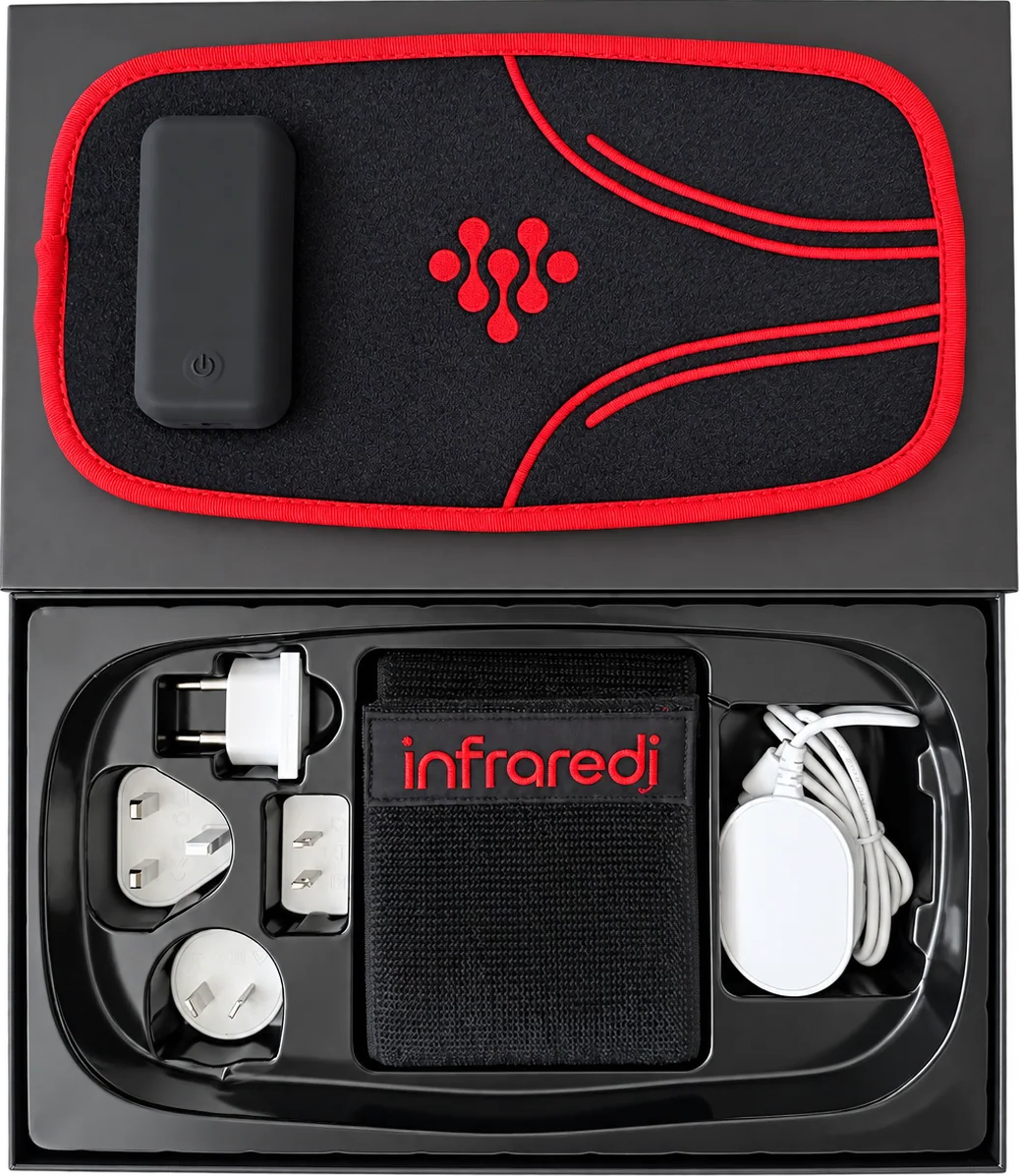 infraredi wrap with strap, battery and charging cable