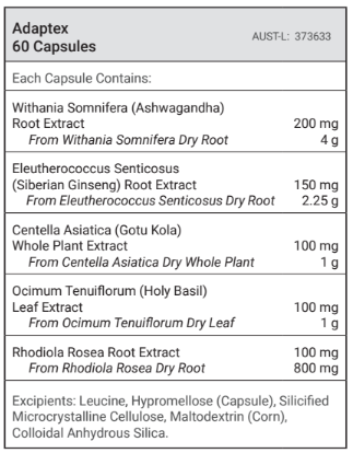 RN Labs Adaptex 60 Capsules