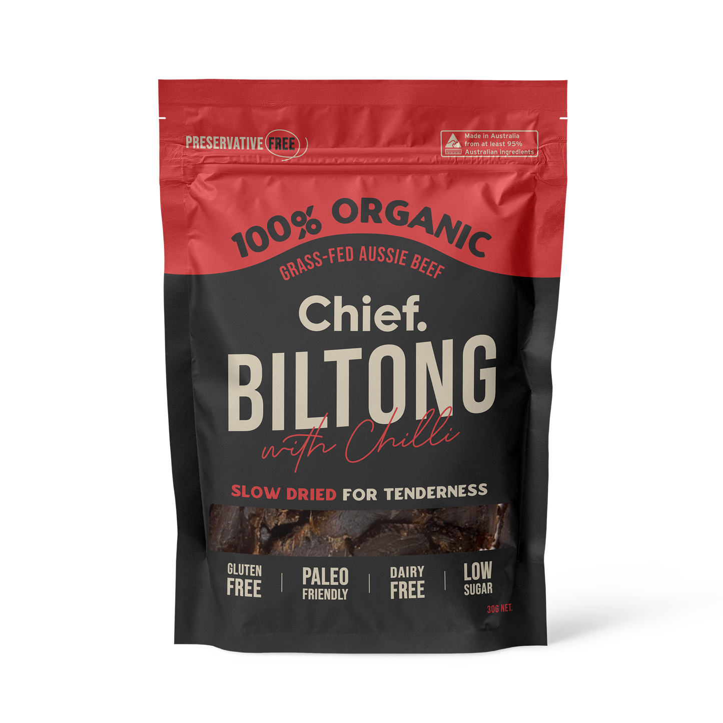 Chief Biltong Sampler (3 x 30g bags)
