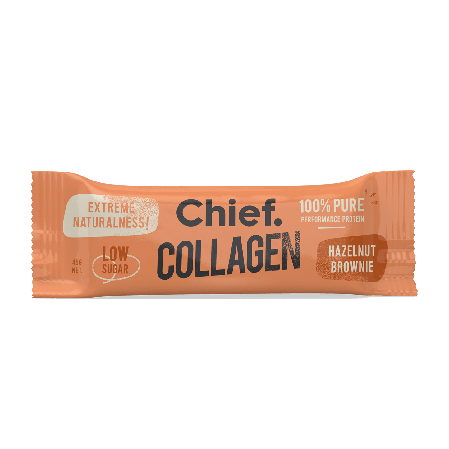 Chief Collagen Hazelnut Brownie Bars (12 pack)