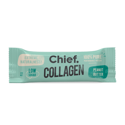 Chief Collagen Peanut Butter Bars (12 pack)