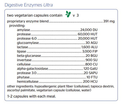 Pure Encapsulations Digestive Enzymes Ultra