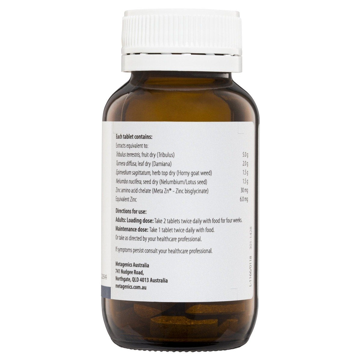 Metagenics Tribulus Synergy T-Lift