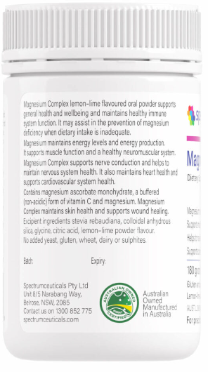 Spectrumceuticals Magnesium Complex 180g