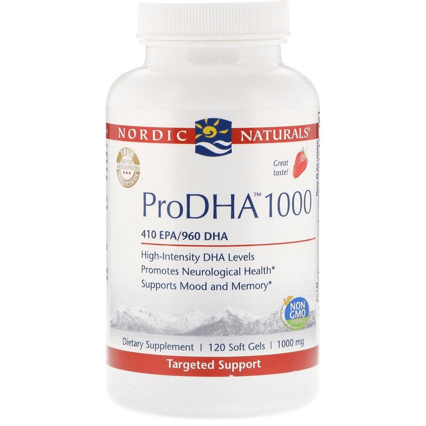Nordic Naturals ProDHA Xtra (ProDHA 1000 Strawberry)