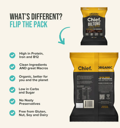 Chief Smokey BBQ Biltong (12 pack)