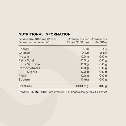 Switch Creatine Capsules HCL