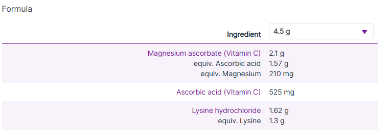 Bioclinic Naturals Vitamin C & Lysine