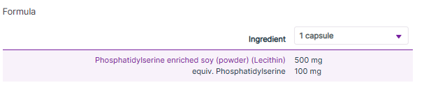 Orthoplex Phospholipid Complex