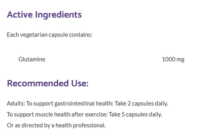 Bioclinic Naturals Glutamine