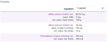 Designs for Health Garlic Synergy