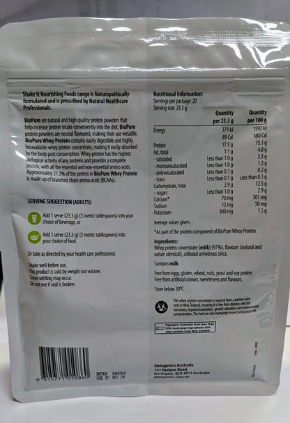 Metagenics BioPure Whey Protein