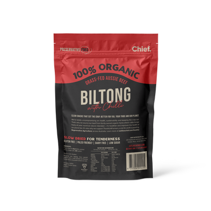 Chief Beef and Chilli Biltong (12 pack)