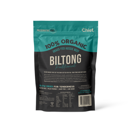 Chief Traditional Beef Biltong (12 pack)