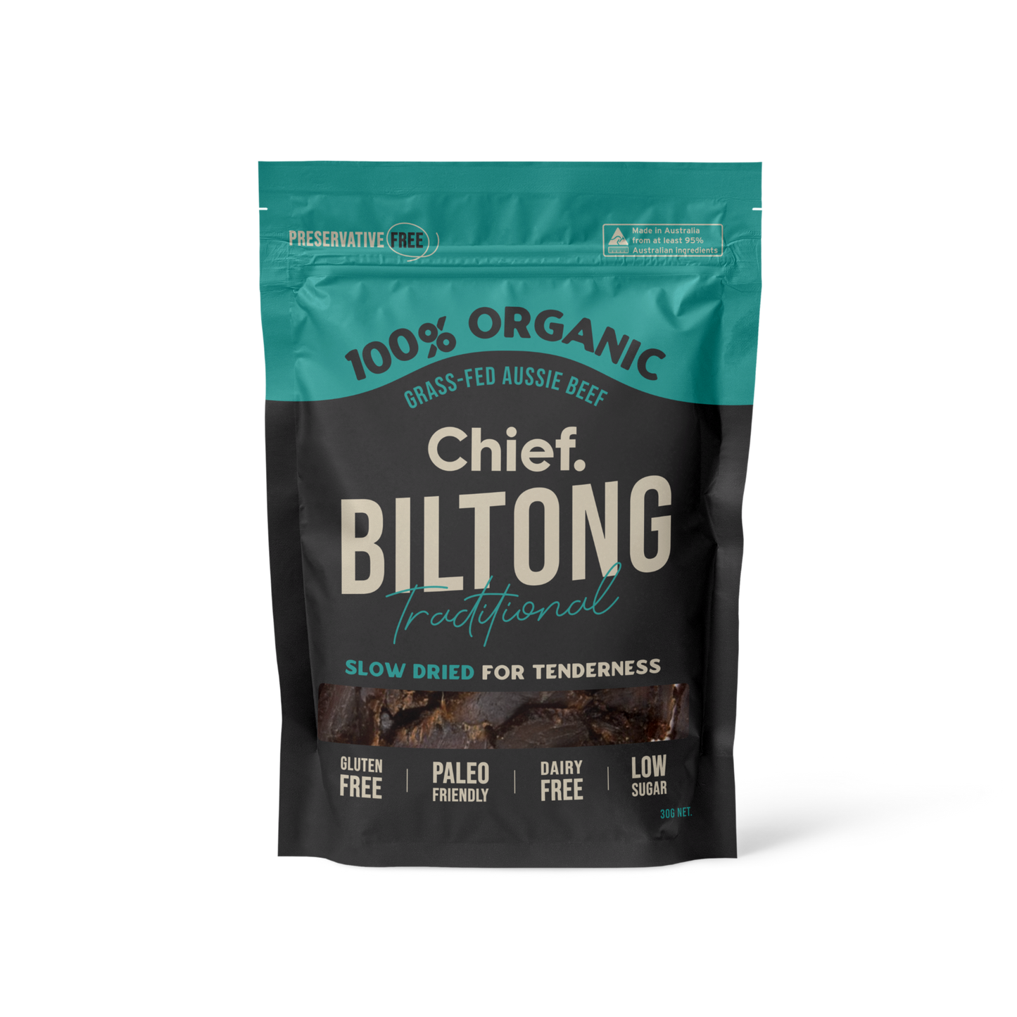 Chief Traditional Beef Biltong (12 pack)