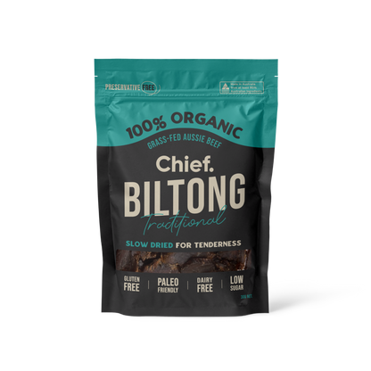 Chief Traditional Beef Biltong (12 pack)