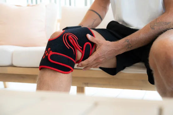 infraredi Joint Wrap positioned around the knee