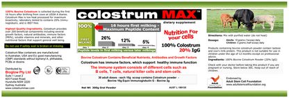 Colostrum MAX powder 300g
