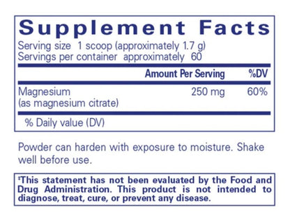 Pure Encapsulations Magnesium Citrate Powder