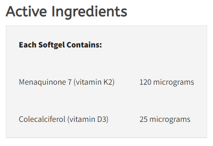 Bioclinic Naturals Opti D3 & K2 90