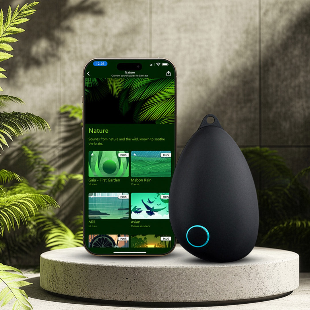 Sensate 2 relaxation device with lanyard