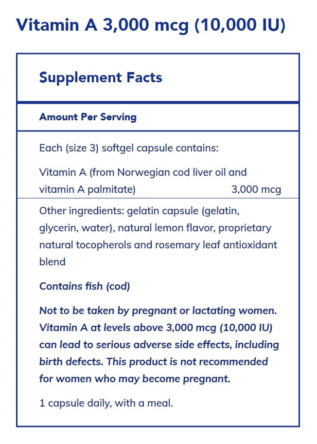 Pure Encapsulations Vitamin A